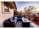 Relaxing deck with sectional sofa and fire pit, perfect for outdoor entertaining at 11008 Vrain Ct, Westminster, CO 80031