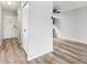 Light and bright entryway with wood-look floors at 9315 E Center Ave # 11A, Denver, CO 80247