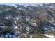 Aerial view of property and surrounding mountainous area at 746 Bow Mountain Rd, Boulder, CO 80304