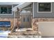 Front entrance of a home with double doors and stone accents at 746 Bow Mountain Rd, Boulder, CO 80304
