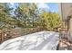 Spacious deck overlooking snowy landscape at 746 Bow Mountain Rd, Boulder, CO 80304