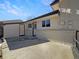 Backyard features a large concrete patio and detached storage shed at 762 S Simms St, Lakewood, CO 80228