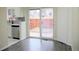 Dining area with sliding glass door leading to the patio at 11638 Community Center Dr # 20, Northglenn, CO 80233