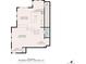 Main floor plan showcasing kitchen, living room, and office at 2937 Champa St # A, Denver, CO 80205