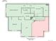 Second floor plan showing primary bedroom, two bathrooms, and laundry at 22975 E Ontario Dr # 101, Aurora, CO 80016
