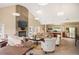 Spacious clubhouse with comfortable seating, a fireplace, and a kitchenette at 4505 S Yosemite S St # 371, Denver, CO 80237