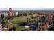 Aerial perspective highlighting building location near a park at 1133 Race St # 1B, Denver, CO 80206