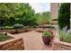 Relaxing courtyard with benches and landscaping at 1133 Race St # 1B, Denver, CO 80206