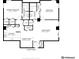Floor plan showing two bedrooms, kitchen, and living room at 1133 Race St # 1B, Denver, CO 80206