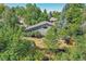 Aerial view showcasing home's location and backyard at 6034 S Niagara Ct, Centennial, CO 80111