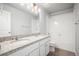 Bathroom boasts double sinks and granite countertop at 42888 Ivydel St, Elizabeth, CO 80107