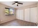 Well-lit bedroom with large window and closet space at 3575 28Th St # 102, Boulder, CO 80301
