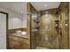 Bathroom with walk-in shower and soaking tub at 1827 N Grant St # 1000, Denver, CO 80203