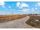 Curving concrete path leads through a grassy field towards houses at 2131 Christina St, Fort Lupton, CO 80621