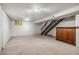 Spacious unfinished basement area at 7376 E Princeton Ave, Denver, CO 80237