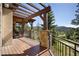 Spacious deck offering stunning mountain views at 22759 Mountain Spirit Way, Indian Hills, CO 80454