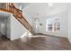 Bright dining room with hardwood floors and access to the backyard at 9909 W 99Th Ave, Broomfield, CO 80021