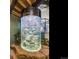 Large, cylindrical fish tank featuring various aquatic life at 24503 Chris Dr, Evergreen, CO 80439