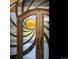 Ornate double doors with geometric glass detailing at 24503 Chris Dr, Evergreen, CO 80439