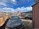 Close-up view of backyard parking area at 2560 S Broadway, Denver, CO 80210