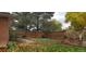 Private backyard with wooden fence and patio at 8120 S Jay Dr, Littleton, CO 80128