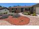 Landscaped front yard with walkway leading to the home's entrance at 6526 S Cherry Way, Centennial, CO 80121