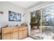 View of backyard through sliding glass doors at 13089 Alcott Pl, Broomfield, CO 80020