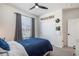 Serene bedroom with a double bed and built-in closet at 7470 Blue Water Ln, Castle Rock, CO 80108