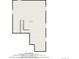 Unfinished basement floor plan with 398 sq ft at 7470 Blue Water Ln, Castle Rock, CO 80108