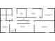 Floor plan showing a large Gathering room and multiple bedrooms at 43343 E Arkansas Pl, Bennett, CO 80102