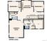 Upper level floor plan, showing bedrooms, bathrooms, and laundry area at 9992 Racine St, Commerce City, CO 80022