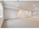 Spacious unfinished basement, ready for customization at 3230 Boral Owl Dr, Brighton, CO 80601