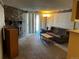 Living room with fireplace and carpet at 13261 E Asbury Dr # 202, Aurora, CO 80014