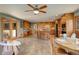 Spacious kitchen with an island, ample cabinetry, and tile flooring at 9350 Grandview Ave, Arvada, CO 80002