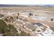 Aerial view of a community, showing the property's location and neighborhood context at 1516 Piney Hill Pt, Monument, CO 80132