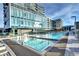 Luxury rooftop pool and hot tub with building view at 4200 W 17Th Ave # 235, Denver, CO 80204