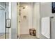 Clean and bright walk in shower with glass enclosure at 4200 W 17Th Ave # 235, Denver, CO 80204