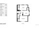 Second floor plan with bedrooms and bathroom at 638 S Lincoln St, Denver, CO 80209