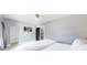 Bedroom with king bed, TV and an ensuite bathroom at 638 S Lincoln St, Denver, CO 80209