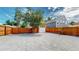 Spacious backyard with gravel and wooden fence at 638 S Lincoln St, Denver, CO 80209