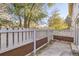 Small patio area with wooden fence and gate at 14543 E 12Th Ave, Aurora, CO 80011