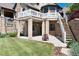 Large backyard with a patio and firepit at 2916 Hiwall Ct, Castle Rock, CO 80109