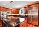 Spacious kitchen with large island and stainless steel appliances at 2916 Hiwall Ct, Castle Rock, CO 80109