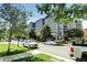 Building exterior showcasing street view and landscaping at 275 S Harrison St # 305, Denver, CO 80209