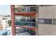 Two-level condo balcony with outdoor furniture and city views at 100 Park W Ave # 608, Denver, CO 80205