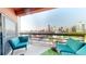 Relaxing balcony offering stunning city skyline views at 100 Park W Ave # 608, Denver, CO 80205