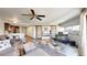 Spacious living room offering a view of the bedroom and kitchen at 100 Park W Ave # 608, Denver, CO 80205