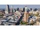 Aerial view of building and cityscape at 100 Park W Ave # 608, Denver, CO 80205
