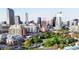 Aerial view of park and cityscape at 100 Park W Ave # 608, Denver, CO 80205