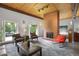 Relaxing lobby with comfortable seating and fireplace at 3465 S Poplar St # 308, Denver, CO 80224